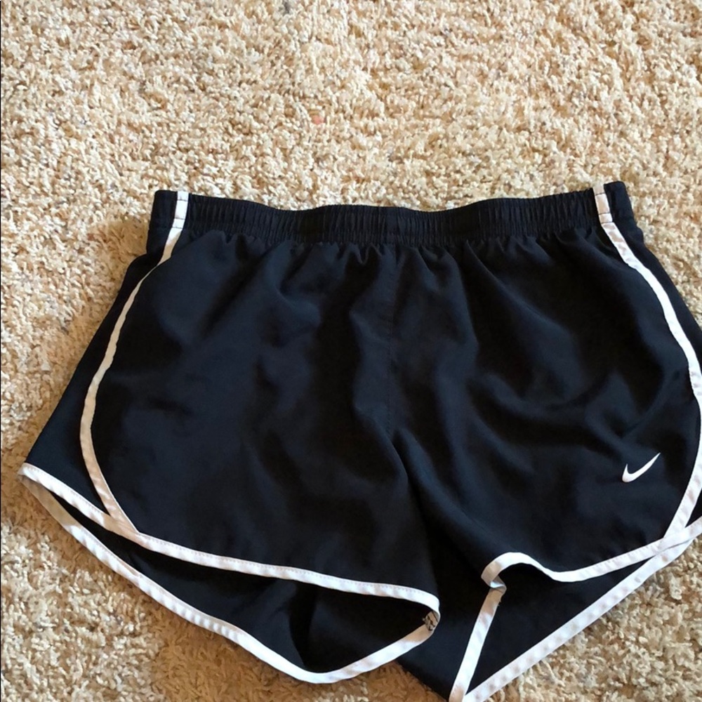 black NIKE shorts